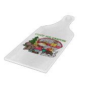 Blond Meisje Gek voor het Kamperen Snijplank (Hoek)