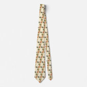  blond meisje met een kinderongeluk dat telefonisc stropdas (Voorkant)