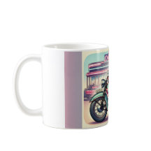 Blond meisje op een fiets met haar gember kat pin-