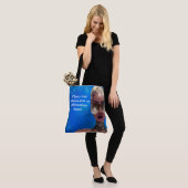 Blond Melanin Berry Beauty Black Art Blue Tote Bag (Op model)