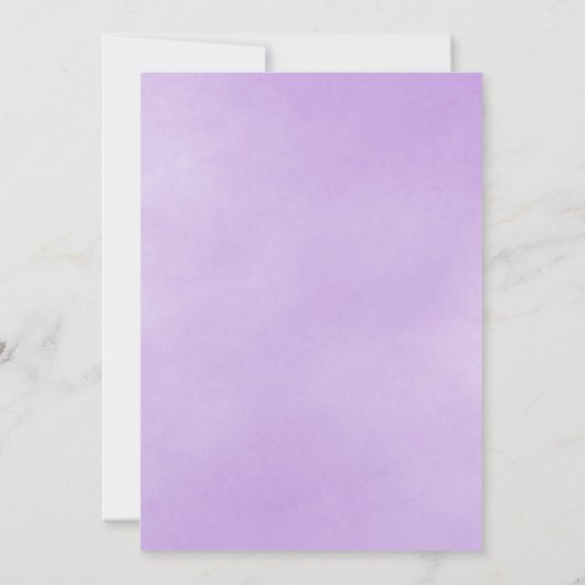 Blond Mermaid Birthday-uitnodigingen Kaart (Achterkant)