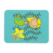 Blond Mermaid Magneet (Horizontaal)