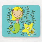 Blond Mermaid Muismat (Voorkant)