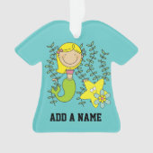 Blond Mermaid Ornament (voorkant)