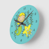 Blond Mermaid Ronde Klok (Hoek)