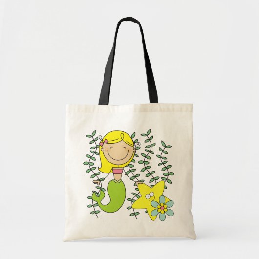 Blond Mermaid Tote Bag (Voorkant)