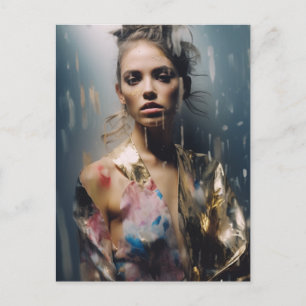 Blond Mode Modelfotografie Briefkaart