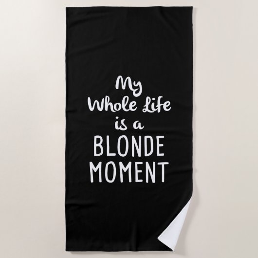 Blond moment strandlaken (Voorkant)
