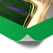 Blond Mooie Muse Spelen Een Harp Poster (Hoek)