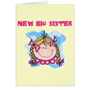 Blond New Big Sister Tshirts en Gifts