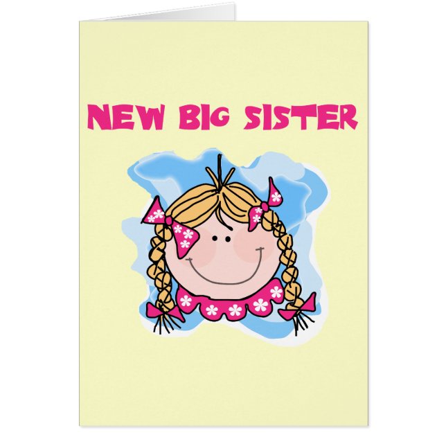 Blond New Big Sister Tshirts en Gifts (Voorkant)