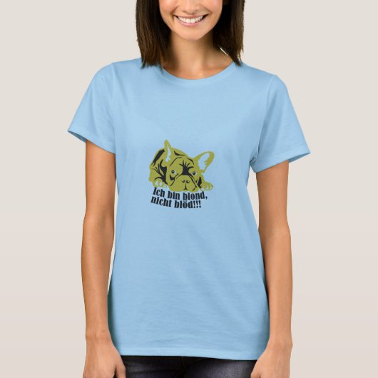BLOND niet dom! T-shirt (Voorkant)