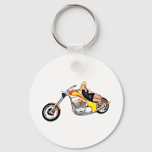 Blond op een kaper sleutelhanger (Voorkant)
