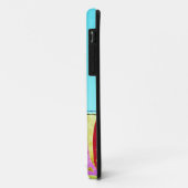 Blond paard en roze en rood hart Case-Mate iPhone case (Achterkant/links)