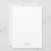Blond Princess Birthday Party Invitation Kaart (Achterkant)