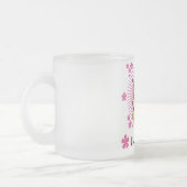 Blond Prinses 4e Verjaardag Tshirts en geschenken Matglas Koffiemok (Links)