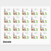 Blond Prinses en Ridder Stickers (Vel)