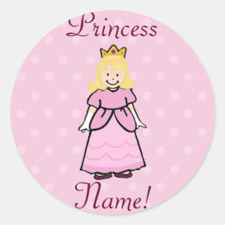 Blond Prinses Stickers