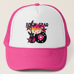 Blond Rock Star Girl Trucker Pet