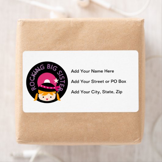 Blond Rocking Big Sister Etiket (Insitu)