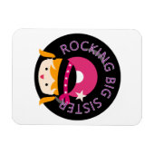 Blond Rocking Big Sister Magneet (Horizontaal)