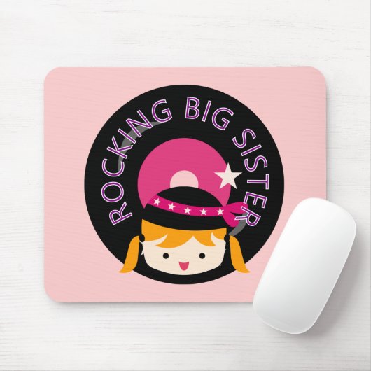 Blond Rocking Big Sister Muismat (Met muis)