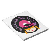 Blond Rocking Big Sister Notitieblok (Schuin)