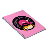 Blond Rocking Big Sister Notitieboek (Rechterzijde)