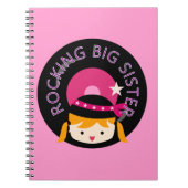Blond Rocking Big Sister Notitieboek (Voorkant)