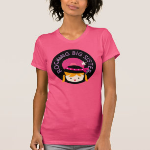 Blond Rocking Big Sister T-shirt