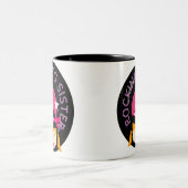 Blond Rocking Big Sister Tweekleurige Koffiemok (Center)