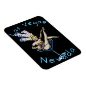 Blond Showgirl Las Vegas Nevada Magneet (Rechterzijde)