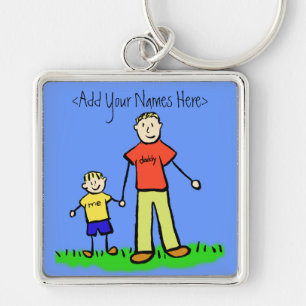 Blond Sleutelhanger van papa's kleine jongen (Aang