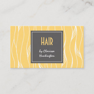 Blond sloten haarlijst visitekaartje