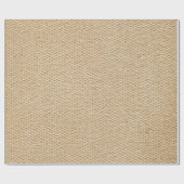 Blond Tan Wheat Burlap-inpakpapier Cadeaupapier (Vlak)