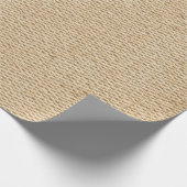 Blond Tan Wheat Burlap-inpakpapier Cadeaupapier (Hoek)