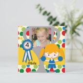 Blond voeg Aangepaste foto-opnamen toe Kaart (Staand voorkant)