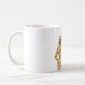 Blond Vrouw Fruit Top Broek Koffiemok (Links)