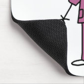 Blond Vrouw Muismat (Hoek)