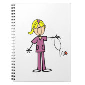 Blond Vrouw Notitieboek (Voorkant)