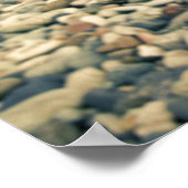 Blond vrouw op het strand poster (Hoek)