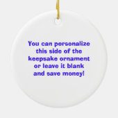 Blond Vrouw Stick Figuur Gymnast Ornament (Achterkant)