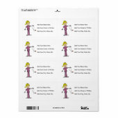 Blond Vrouw sticker Afbeelding Verpleegbare T-shir (Full Sheet)