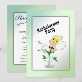 Blond Weed Bachelorette Party - Uitnodiging