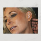 Blond Woman Briefkaart (Voorkant)