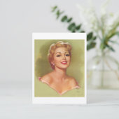  Blond Woman Briefkaart (Staand voorkant)