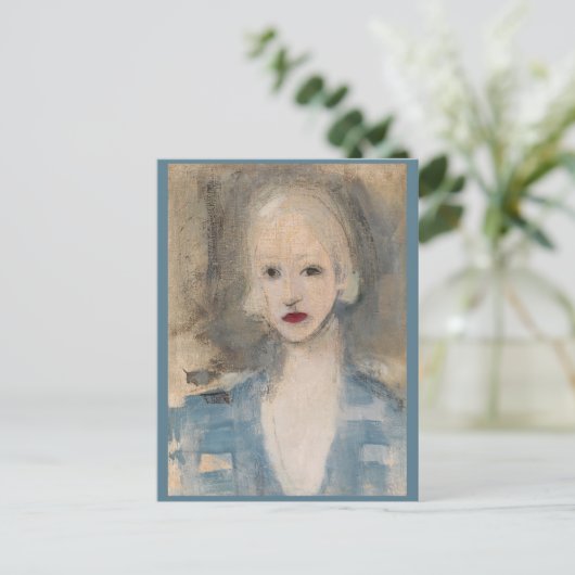Blond Woman, Helene Schjerfbeck Briefkaart (Staand voorkant)