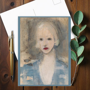 Blond Woman, Helene Schjerfbeck Briefkaart