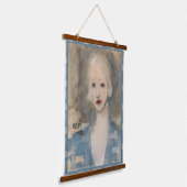 Blond Woman, Helene Schjerfbeck Hangend Wandkleed (Gebogen)