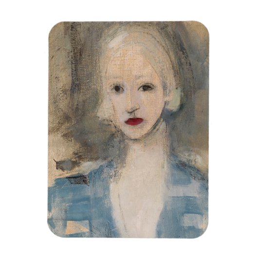 Blond Woman, Helene Schjerfbeck Magneet (Verticaal)